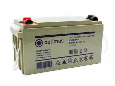Optimus AP-1265 GEL Аккумулятор
