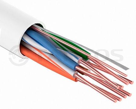 Tantos UTP 5E 4х2х24AWG (Cu) PVC Кабель серый (305м/бухта) (00-00083351)