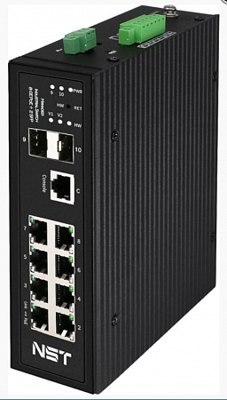 NST NS-SW-8G2G-PL/IM Промышленный коммутатор PoE